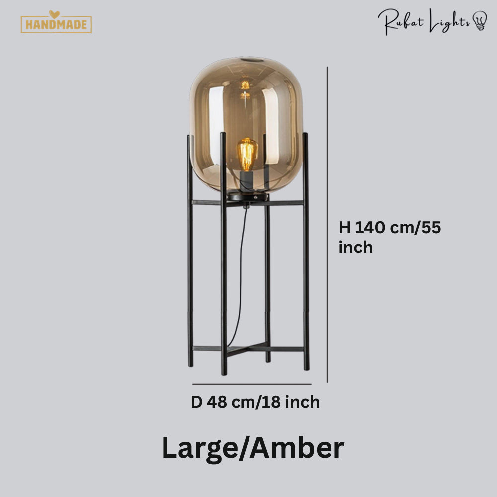 Villa Bubble Glass Ball Floor Lamp
