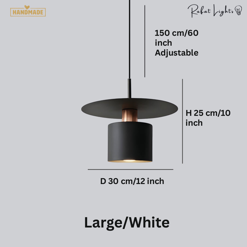 Minimalist Denmark Disk Round Pendant Light