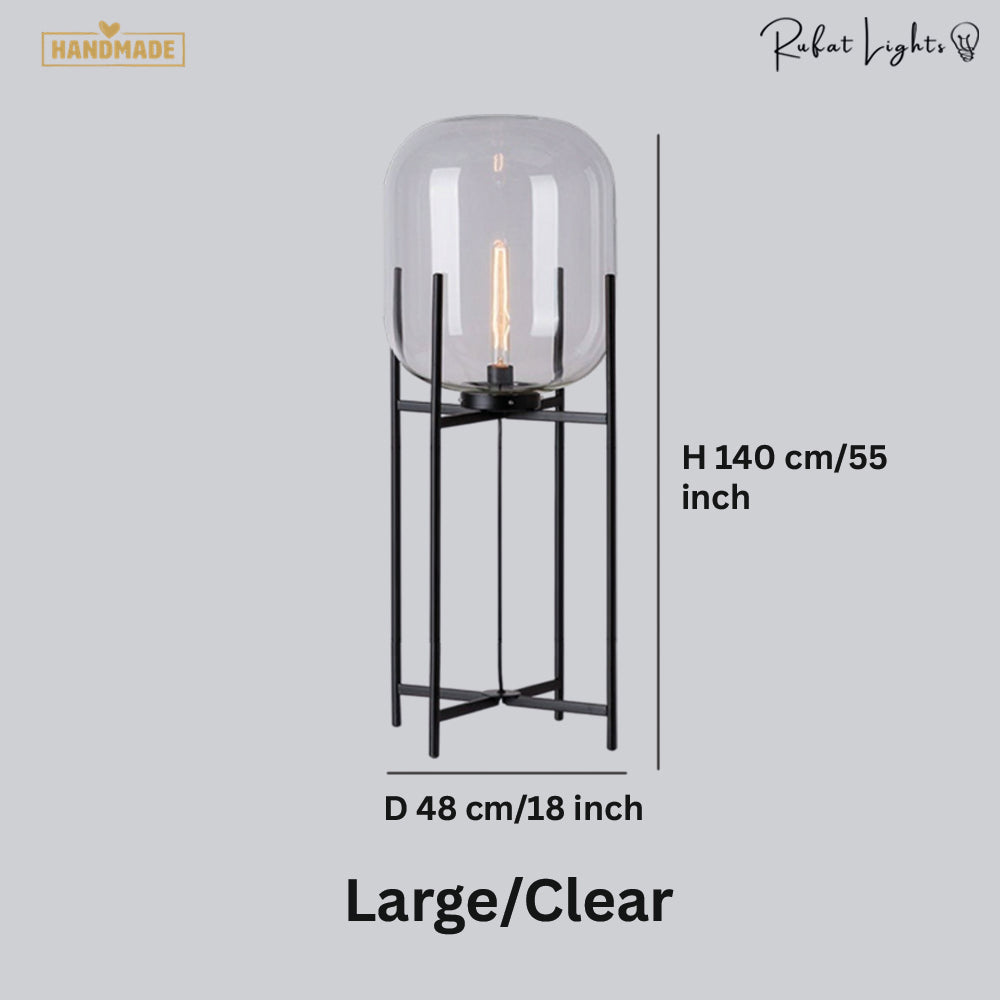 Villa Bubble Glass Ball Floor Lamp