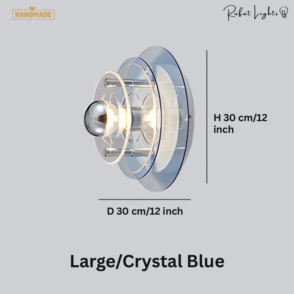 Colorful Layered Acrylic Glass Wall Light