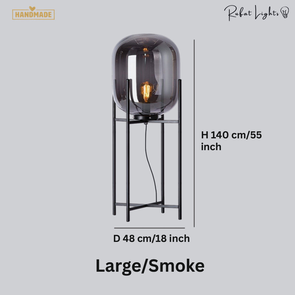 Villa Bubble Glass Ball Floor Lamp
