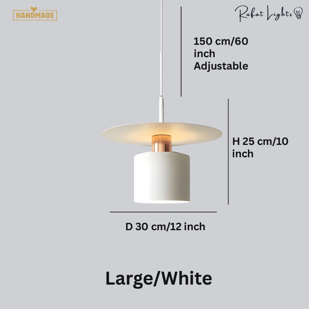Minimalist Denmark Disk Round Pendant Light