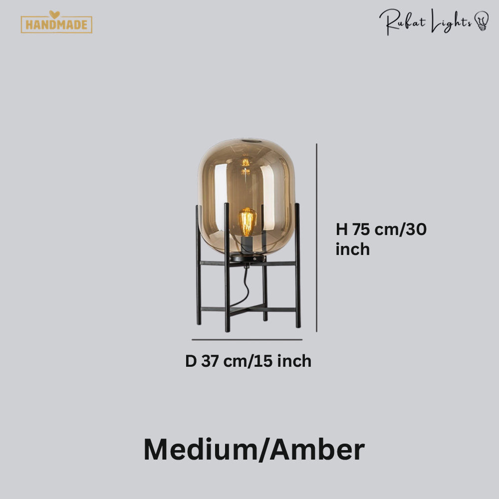 Villa Bubble Glass Ball Floor Lamp