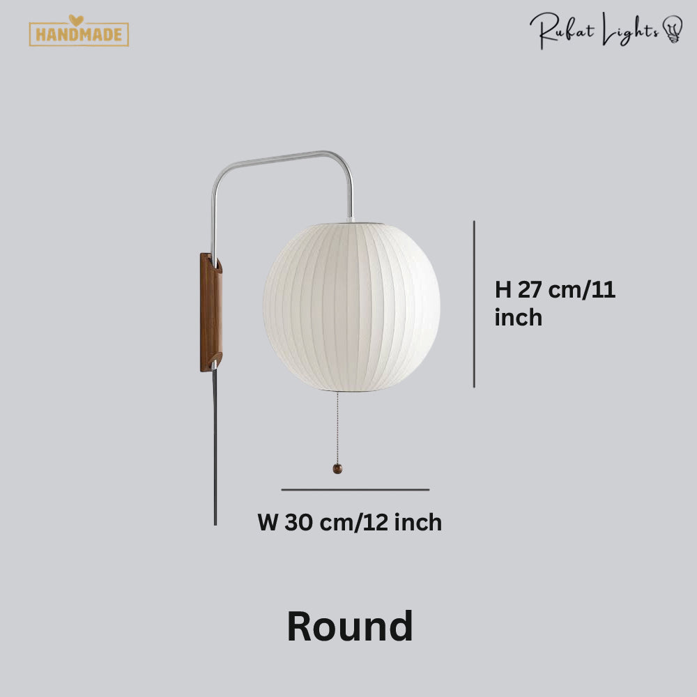 Japanese Inspired Nelson Ball Wall Light