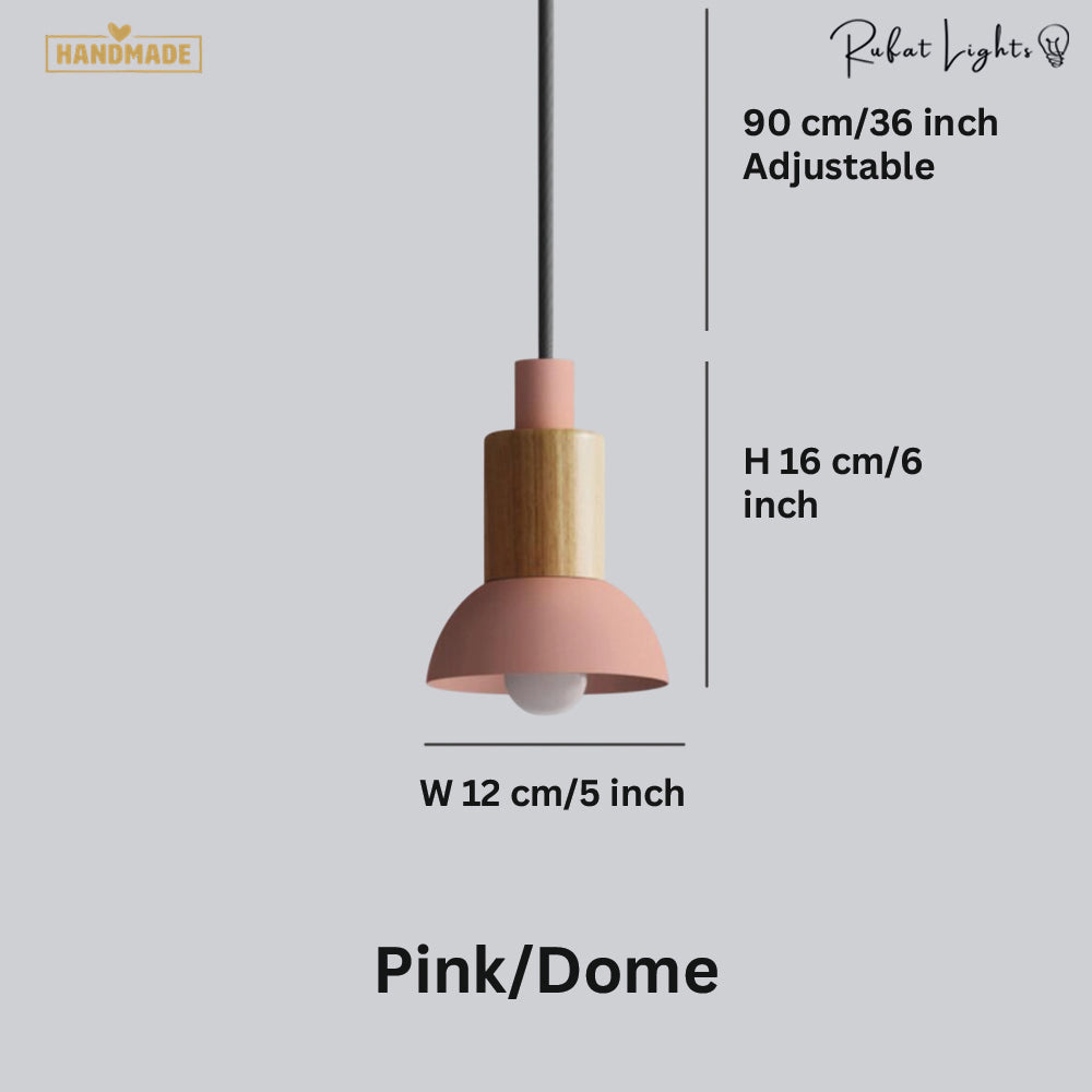 Timber Macaron Hanging Pendant Lights