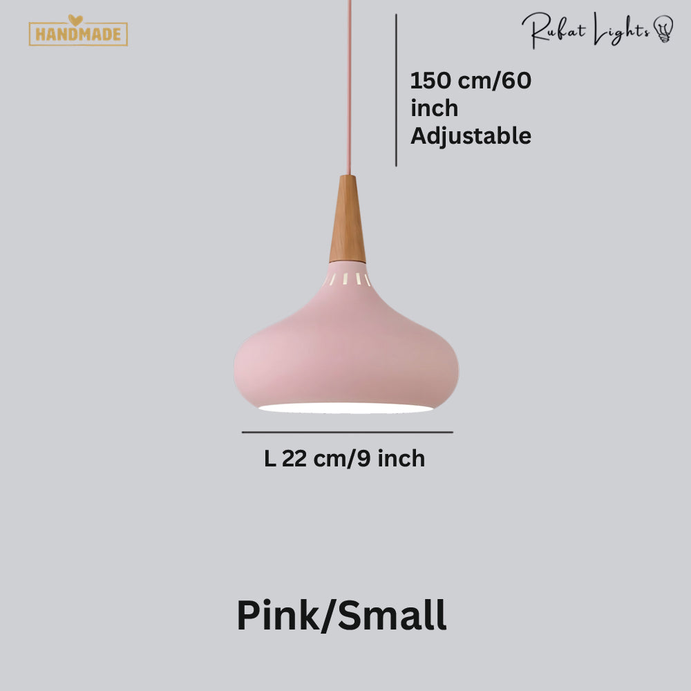 Nordic Wood Metal Pendant Lights