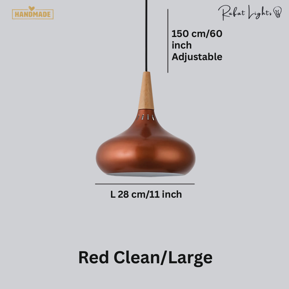 Nordic Wood Metal Pendant Lights