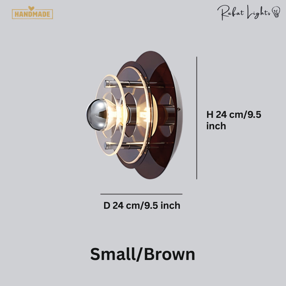 Colorful Layered Acrylic Glass Wall Light
