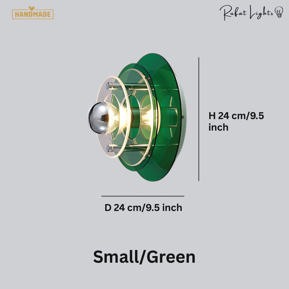 Colorful Layered Acrylic Glass Wall Light