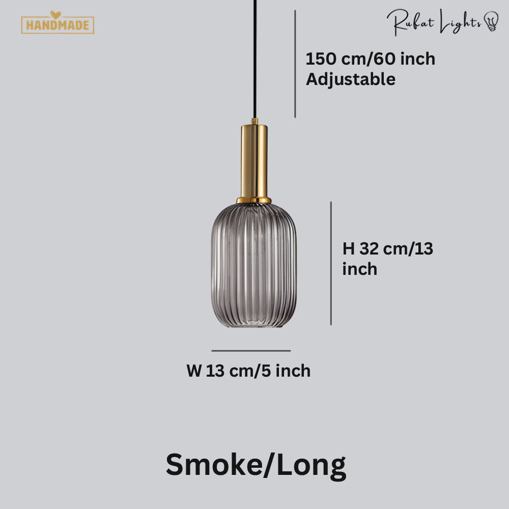 Gleam Textured Glass Pendant Light