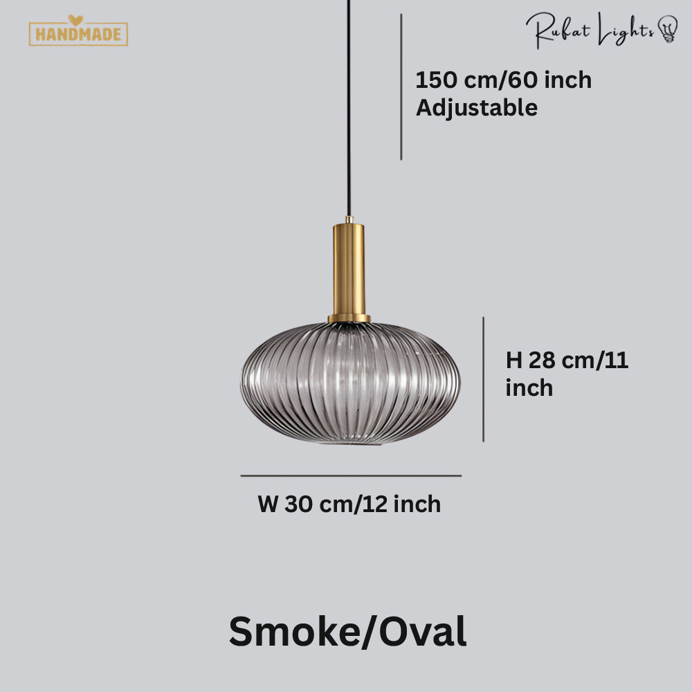 Gleam Textured Glass Pendant Light