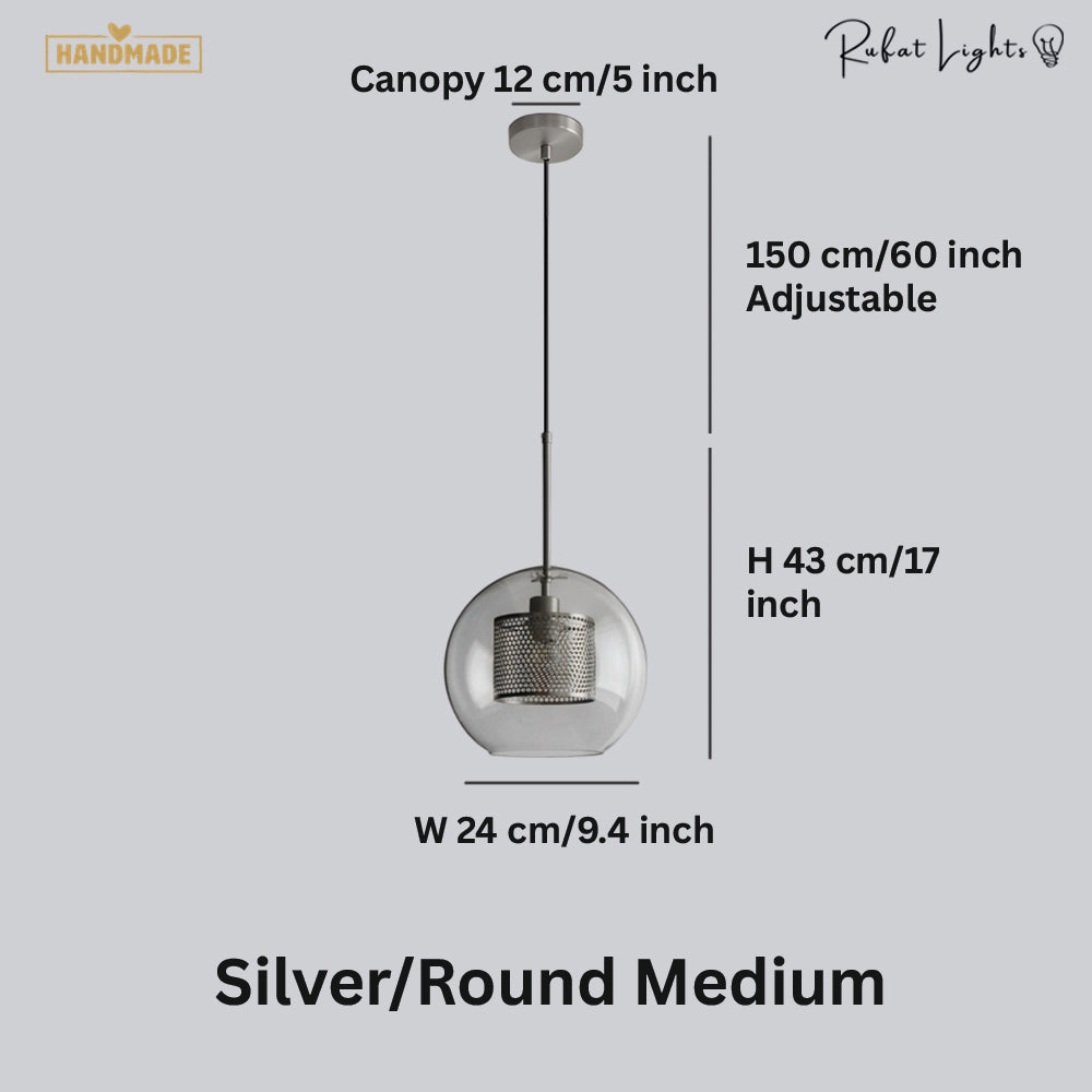 Modern Loft Glass Ball Pendant Light