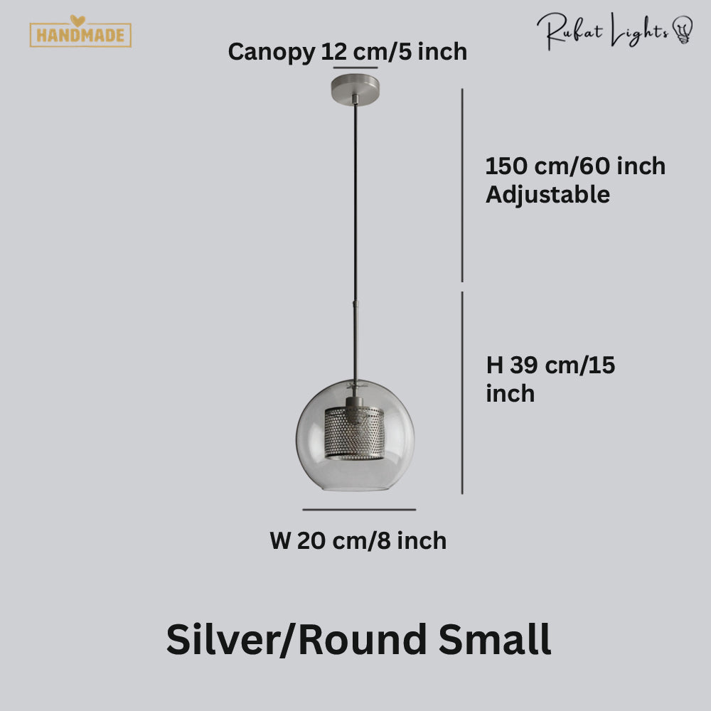 Modern Loft Glass Ball Pendant Light
