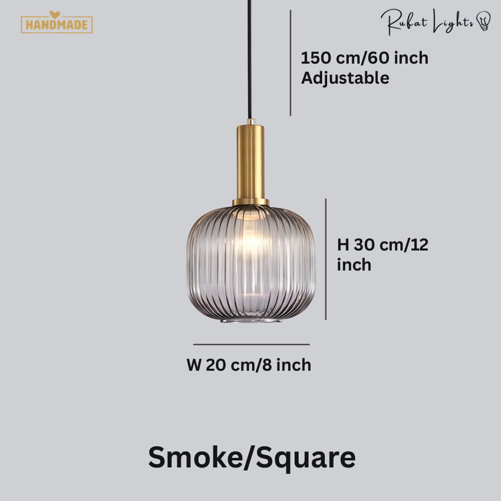 Gleam Textured Glass Pendant Light