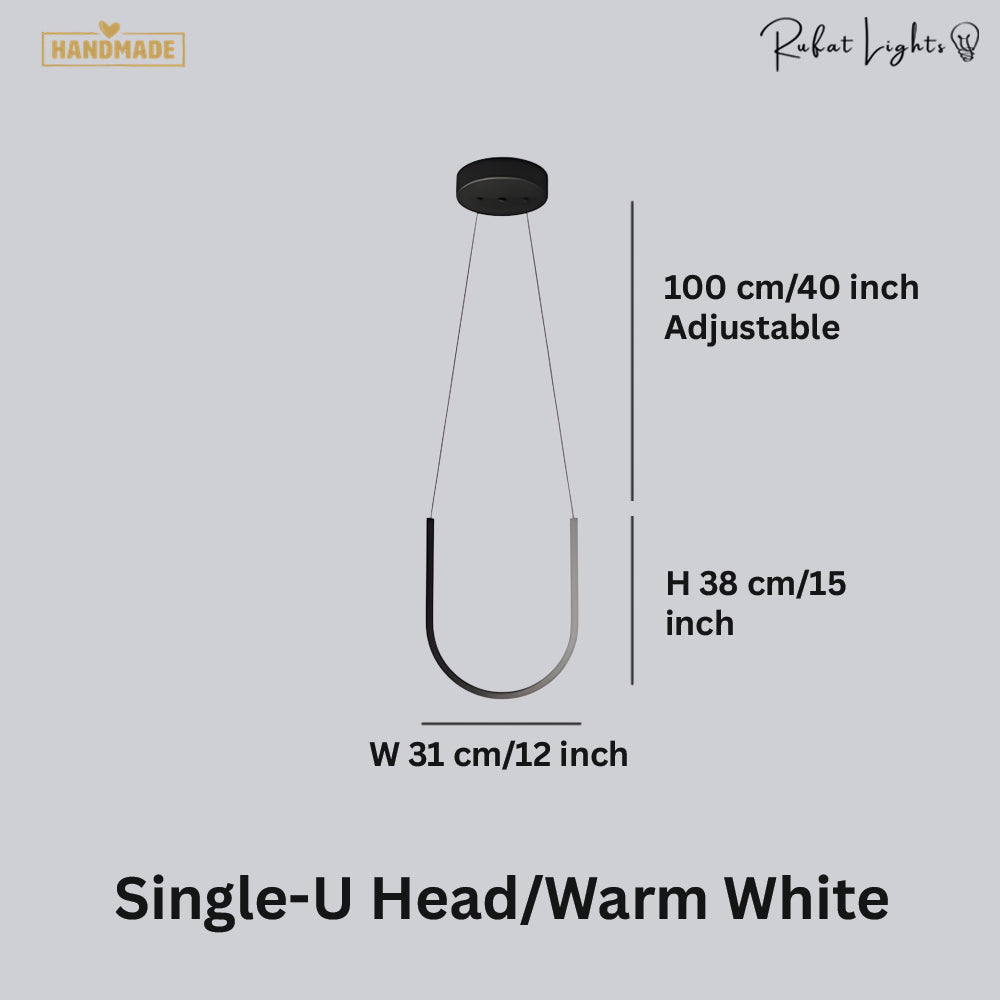 Minimalist Luxury U Shape Chandeliers