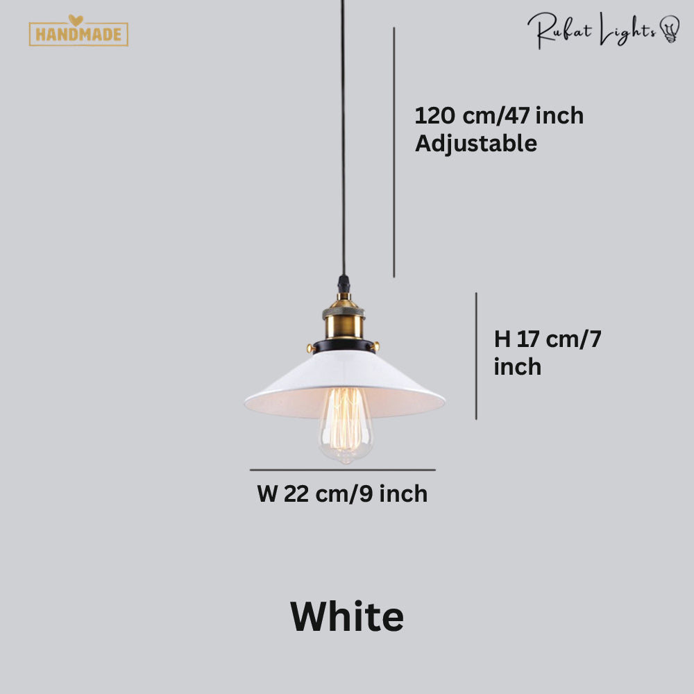 Brass Iron Plated Industrial Pendant Light