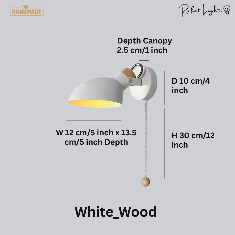 Switch Cord Wall-Mounted Reading Lamp
