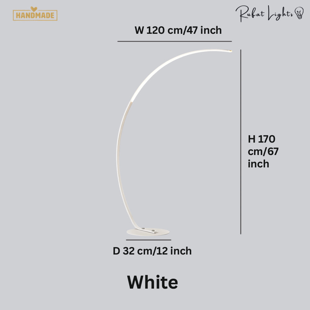 Nordic Arc Shape LED Floor Lamp