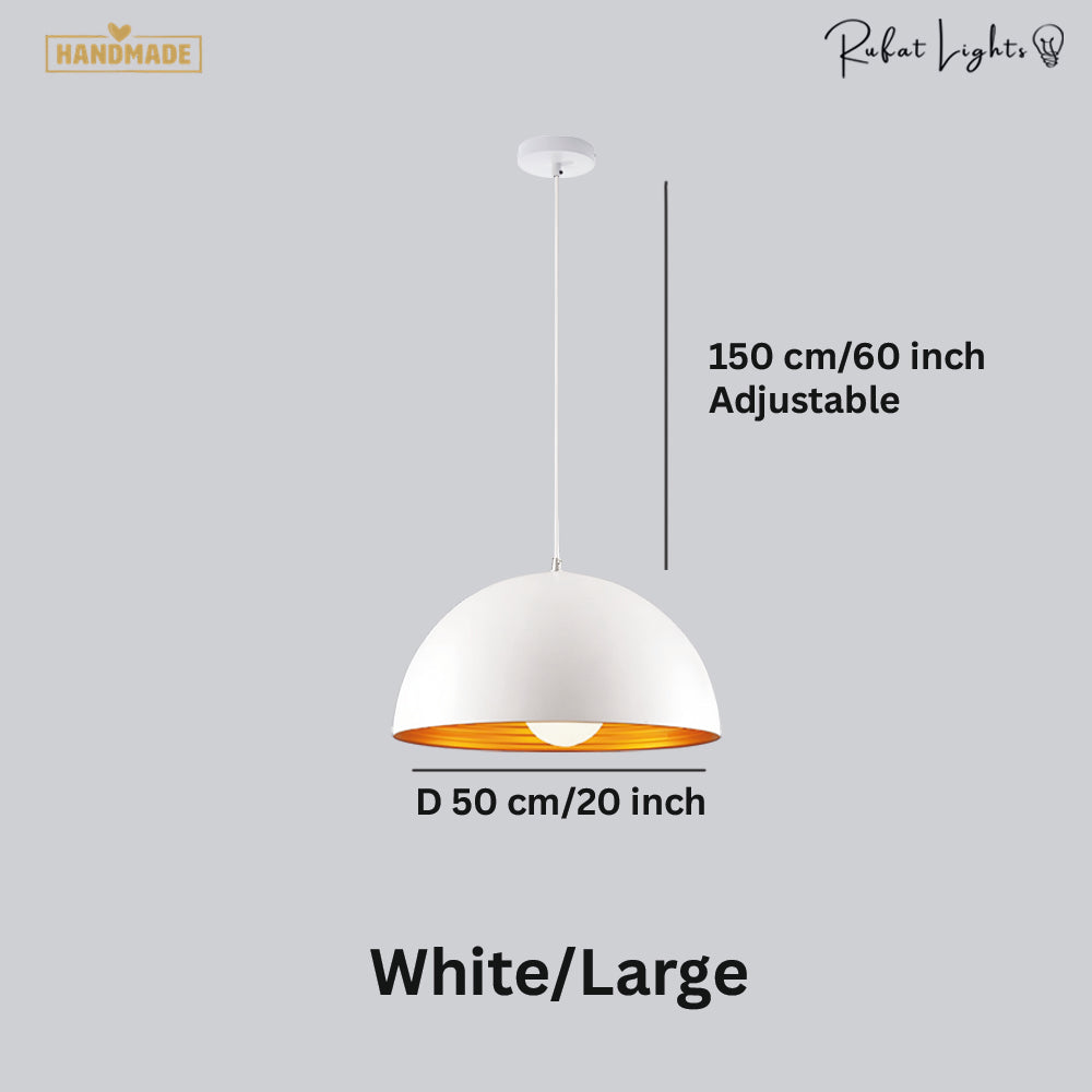 Nordic Vintage Dome Pendant Light