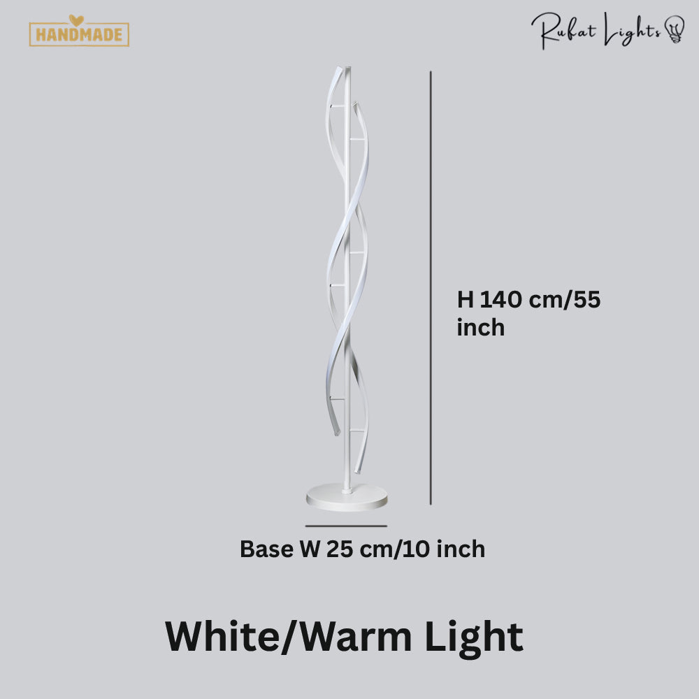 Minimalist Spiral Lamp Stand Light Floor Lamp