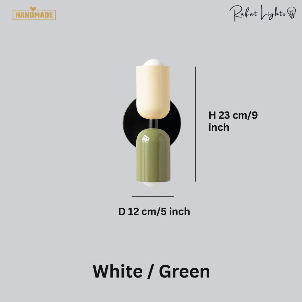 Cream Double Head LED Wall Lamps
