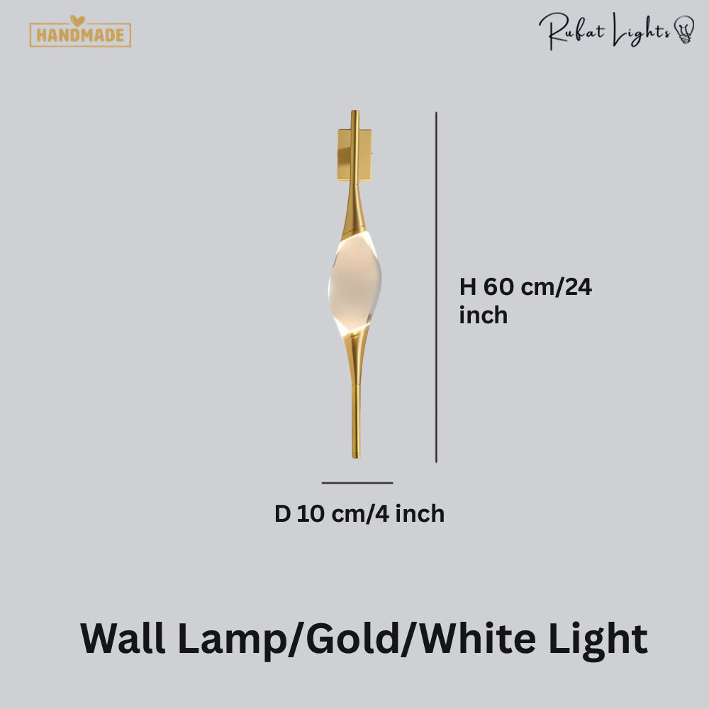 Copper Crystal Pendant Lamp