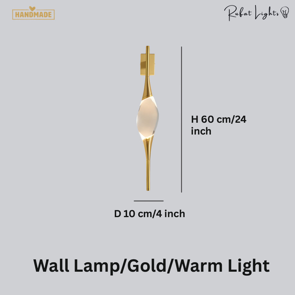 Copper Crystal Pendant Lamp
