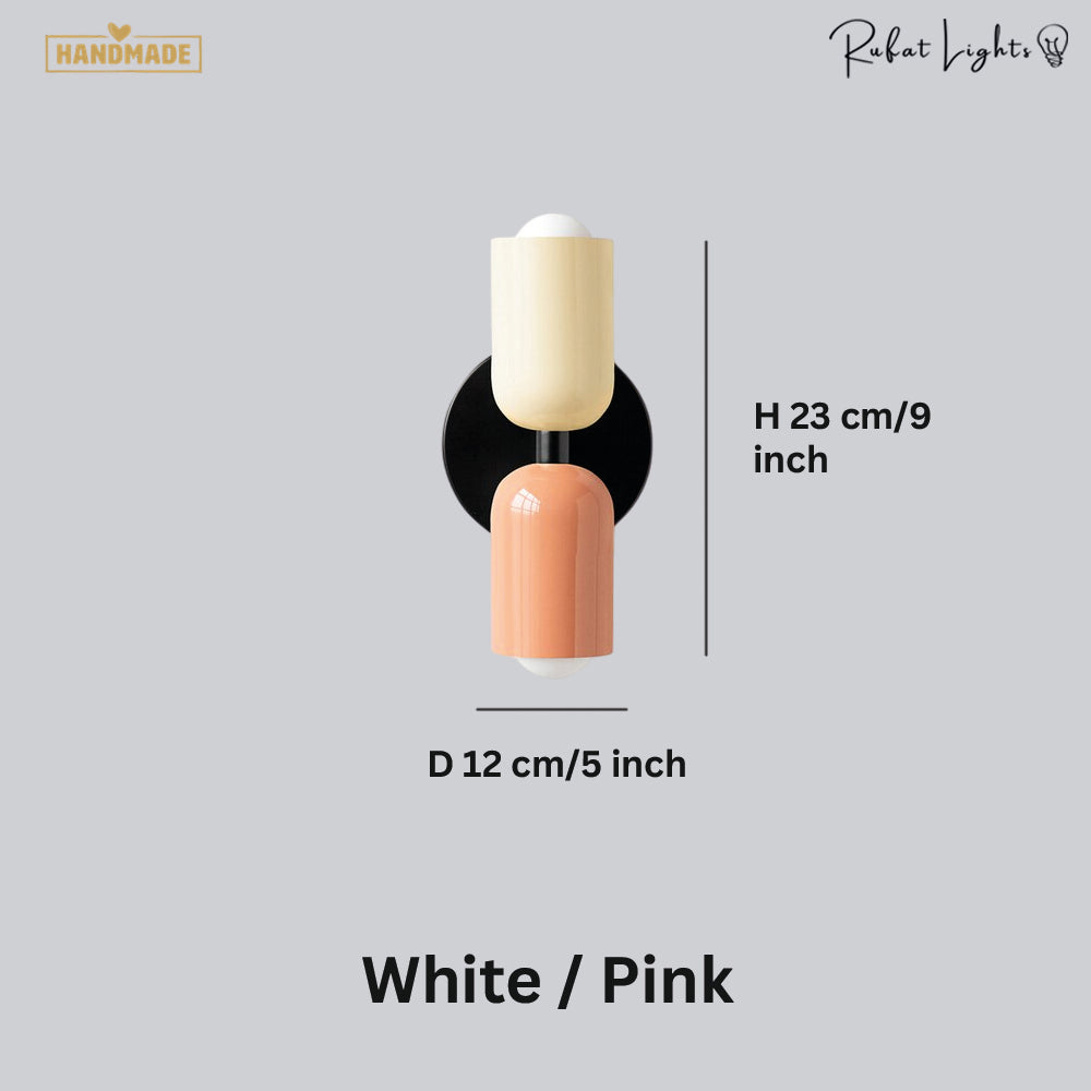 Cream Double Head LED Wall Lamps