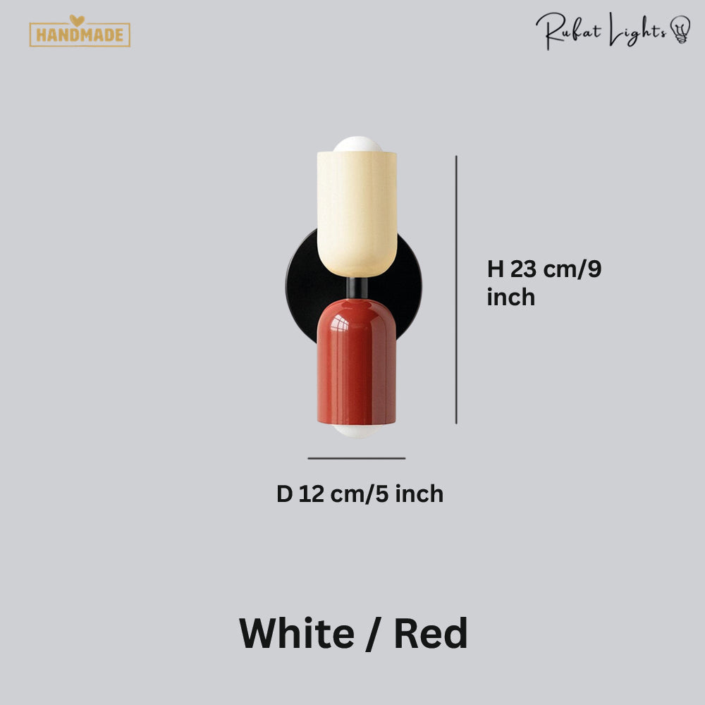 Cream Double Head LED Wall Lamps