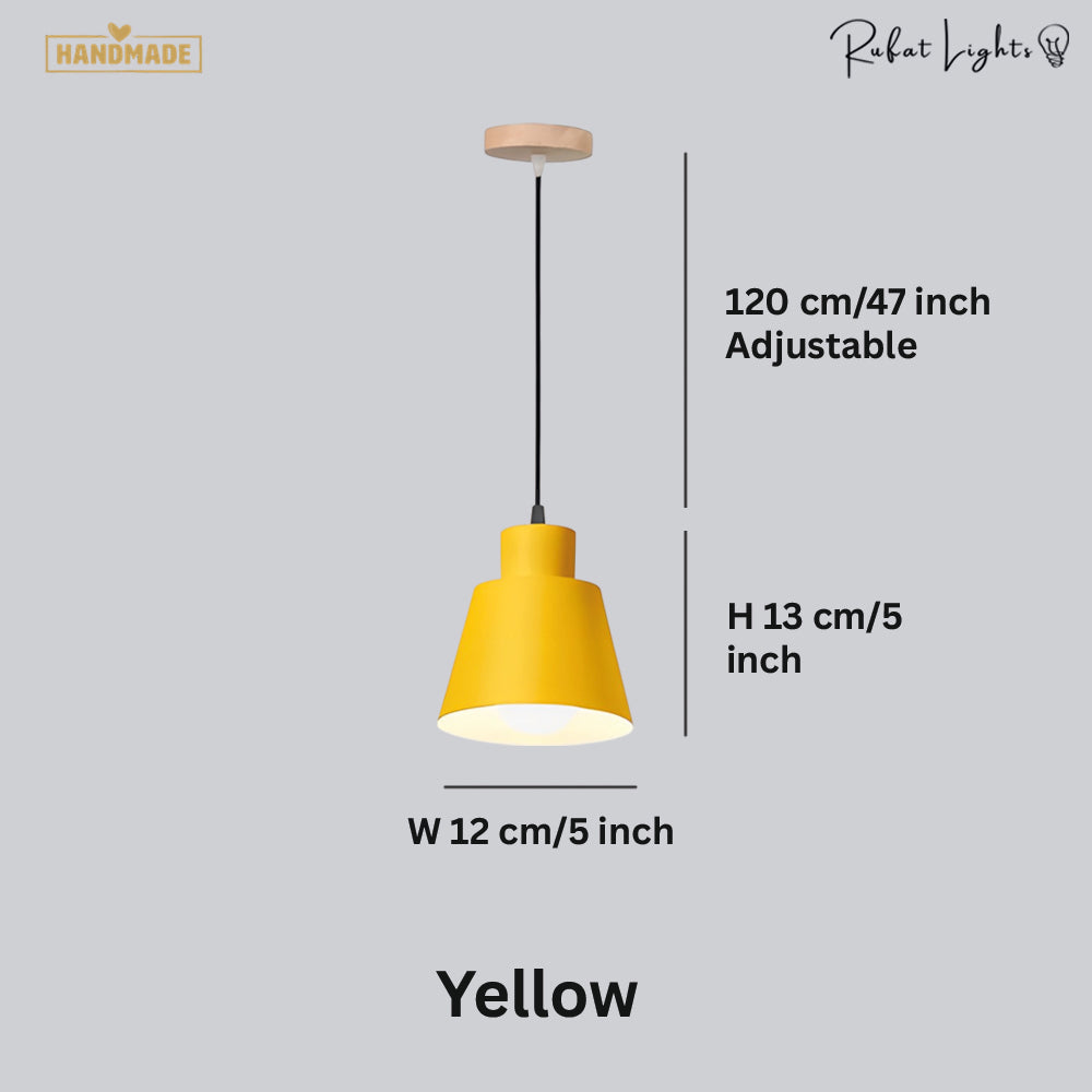 Cone Shaped Pendant Lamp in Devon Style