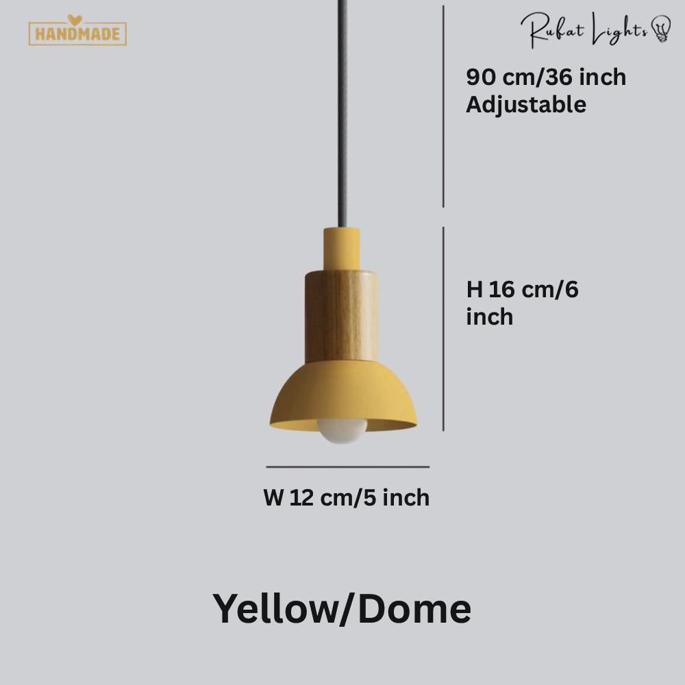 Timber Macaron Hanging Pendant Lights