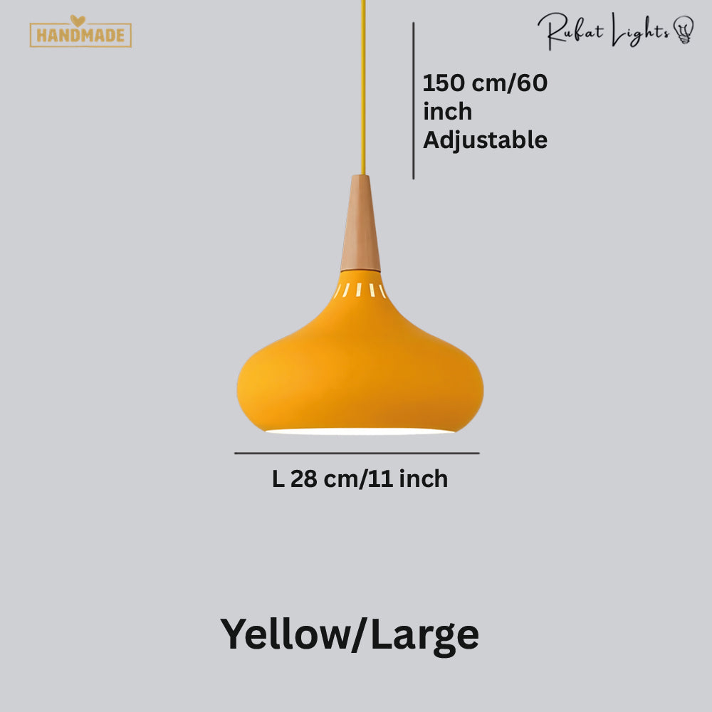 Nordic Wood Metal Pendant Lights