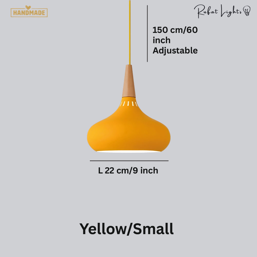 Nordic Wood Metal Pendant Lights