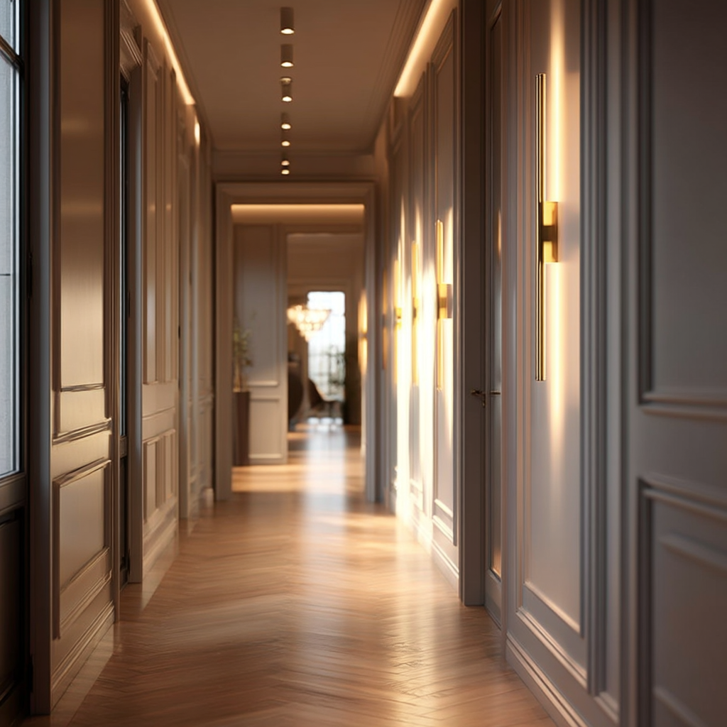 Minimalist Nordic Linear Wall Lamp