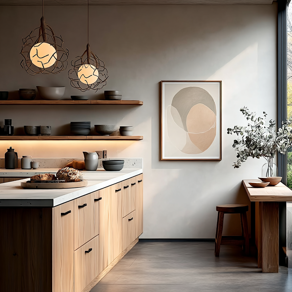 Nordic Tree Retro Moon Pendant Light