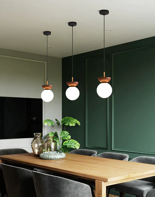 Crystal Sphere Veranda Hanging Light Fixtures