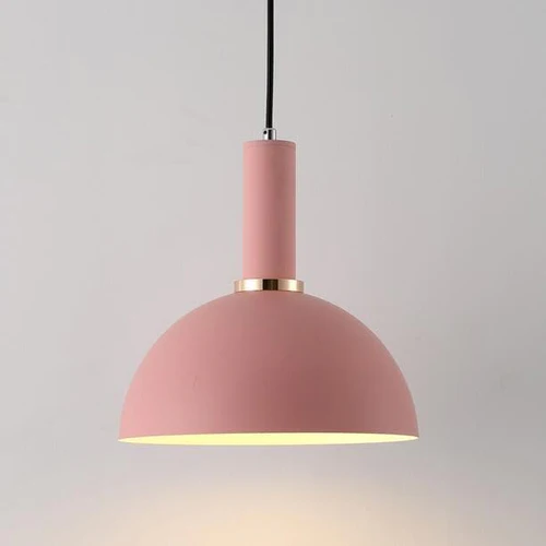 Iron Macaron Colored Pendant Lights