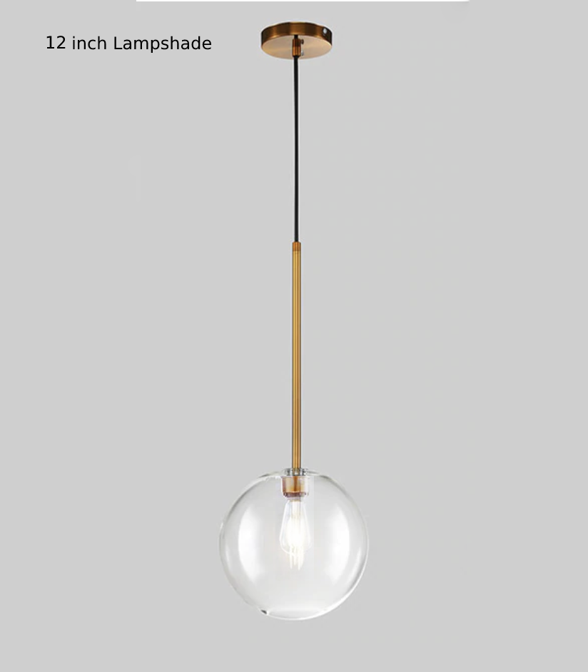 Gradient Glass Ball Pendant Lights