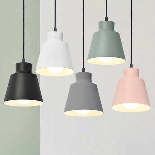 Cone Shaped Pendant Lamp in Devon Style