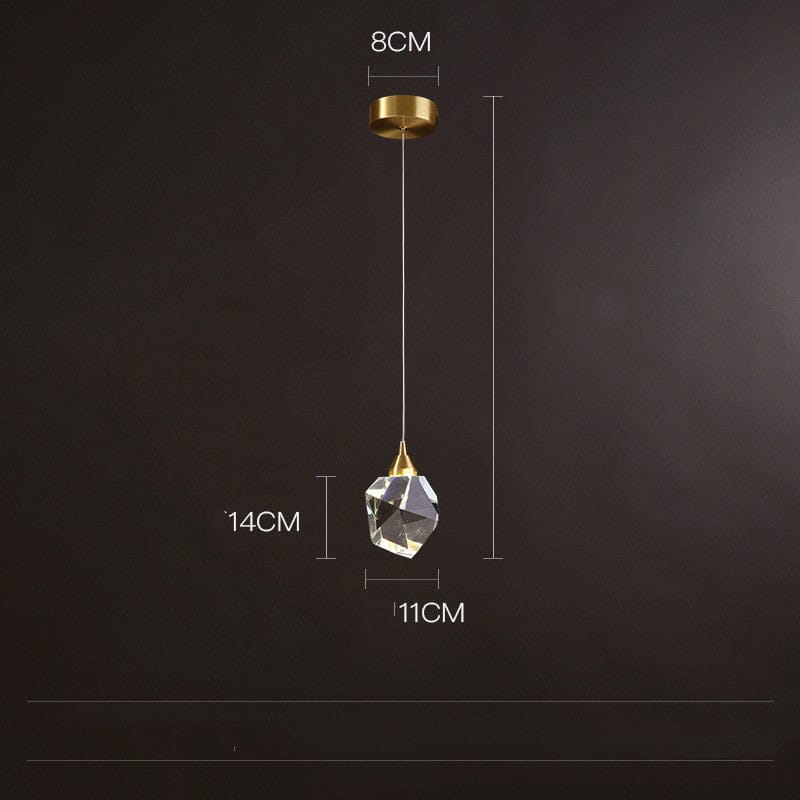 Nordic Crystal Diamond Glass Pendant Light