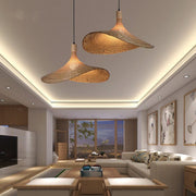 Vintage Handmake Bamboo Wicker Pendant Light