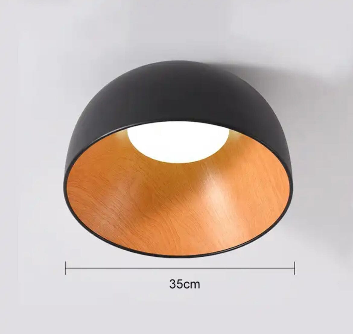 Creative Woodgrain Indoor LED Chandelier