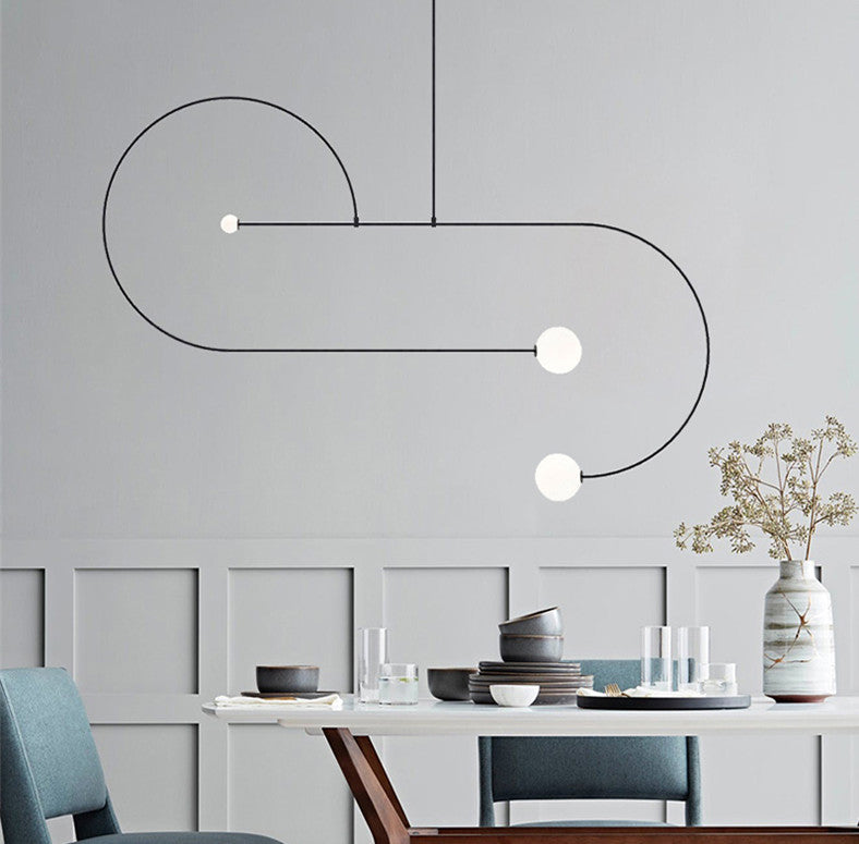Nordic Geometric Luminaire Design Line