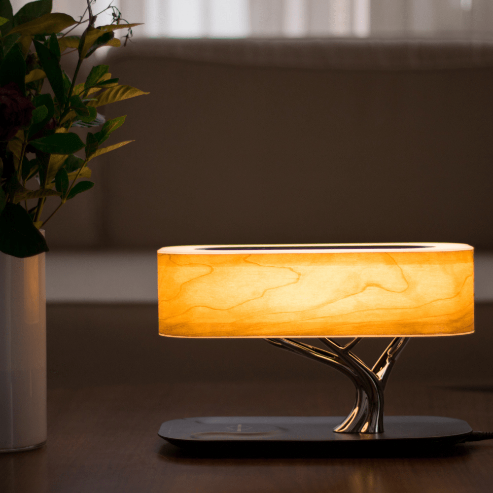 Modern Tree Wireless Charger & Speaker Table Lamp