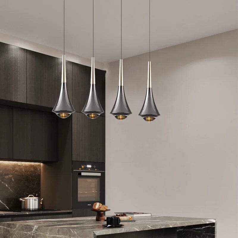 Creative Aluminum Water Drop Pendant Lamp