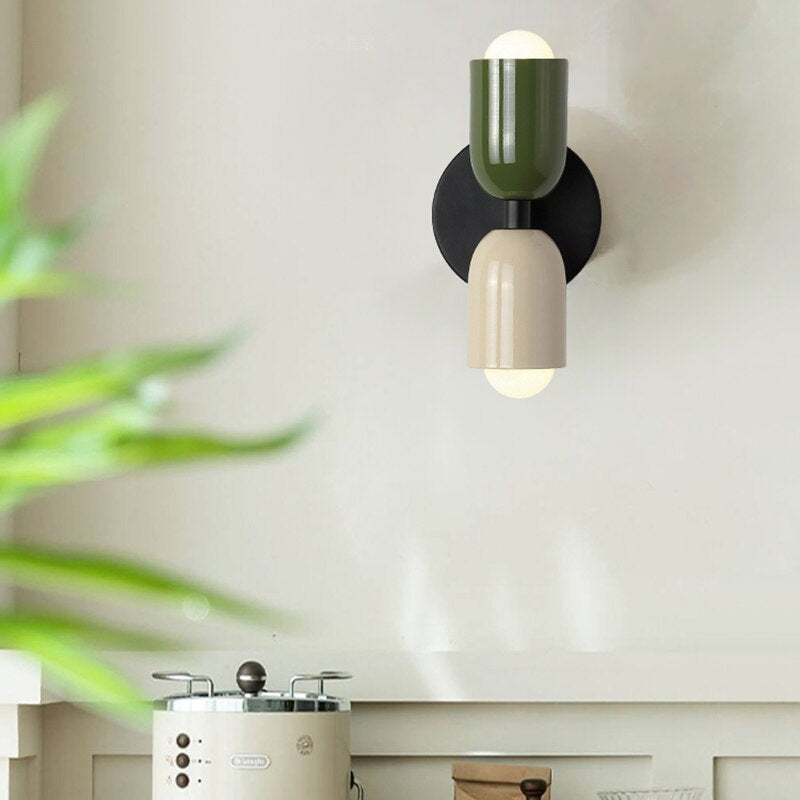 Cream Double Head LED Wall Lamps