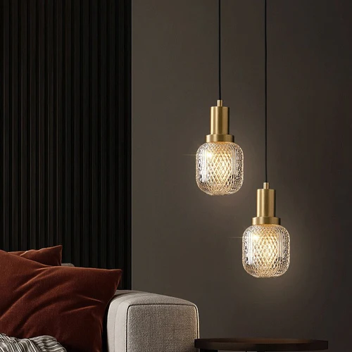 Contemporary LED Glass Pendant Light