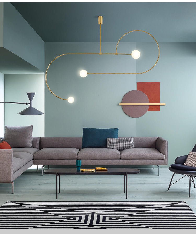 Nordic Geometric Luminaire Design Line