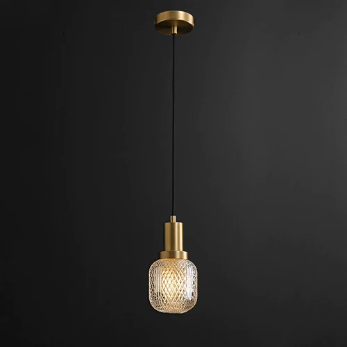 Contemporary LED Glass Pendant Light