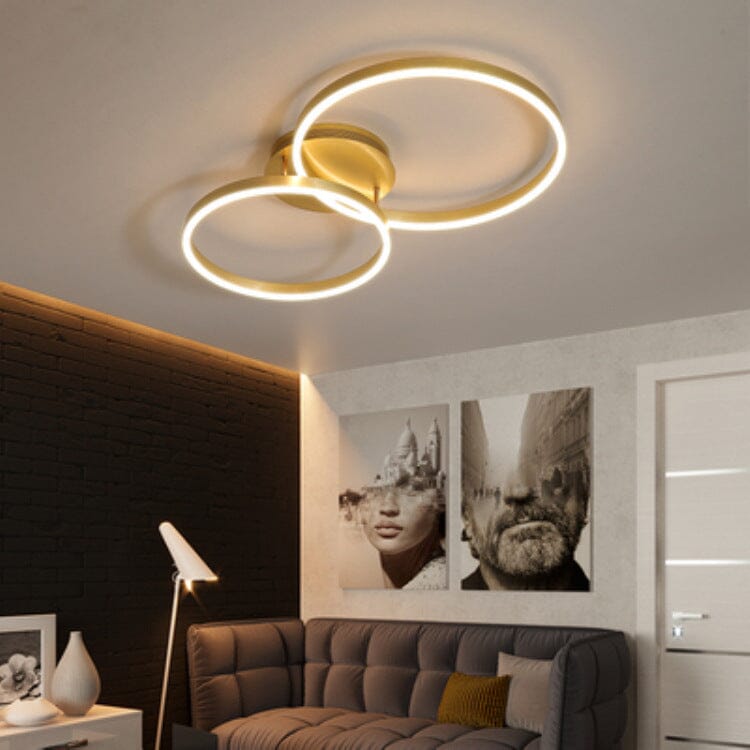 Nordic Round Circle Ring LED Chandeliers